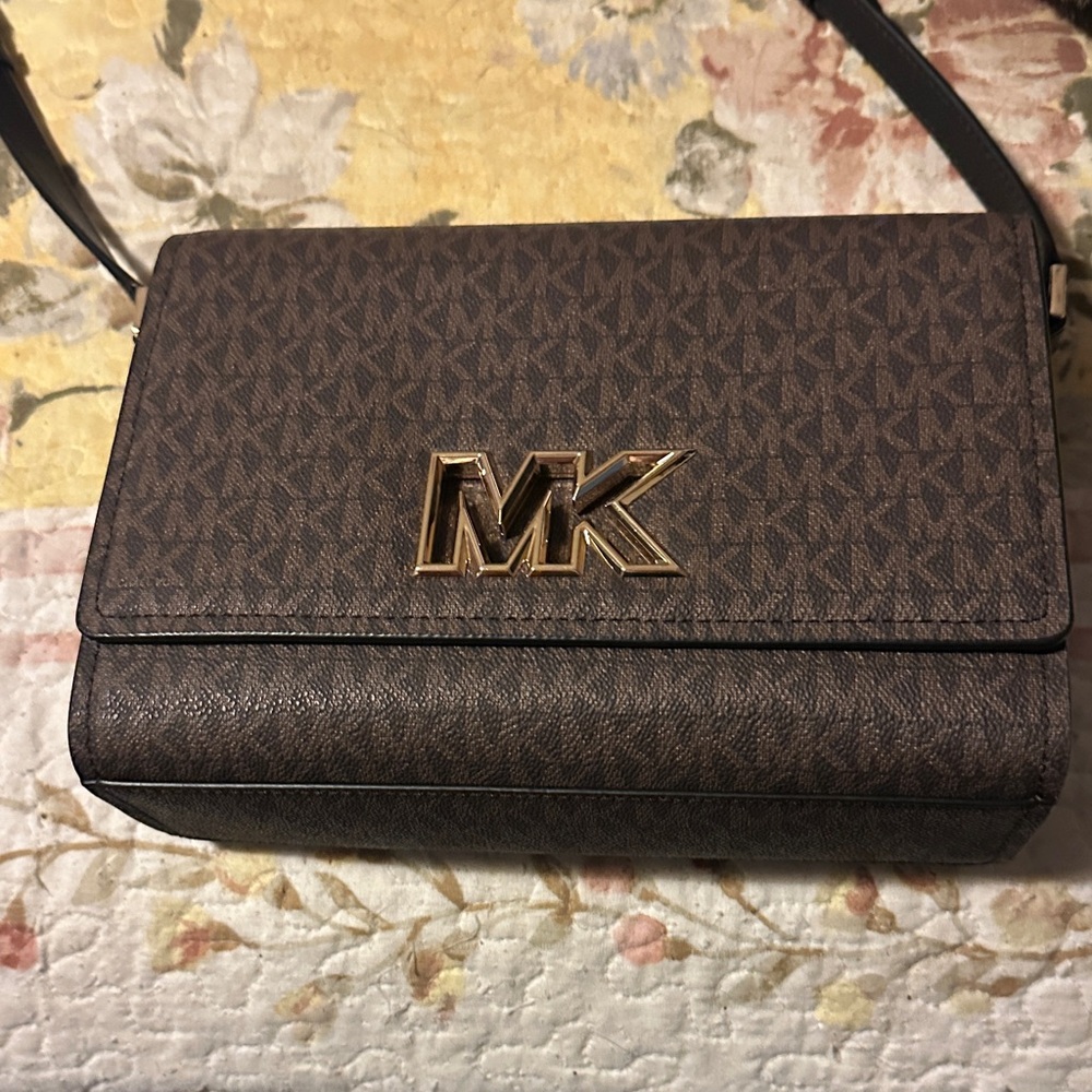 Michael Kors Dark Brown Crossbody Bag